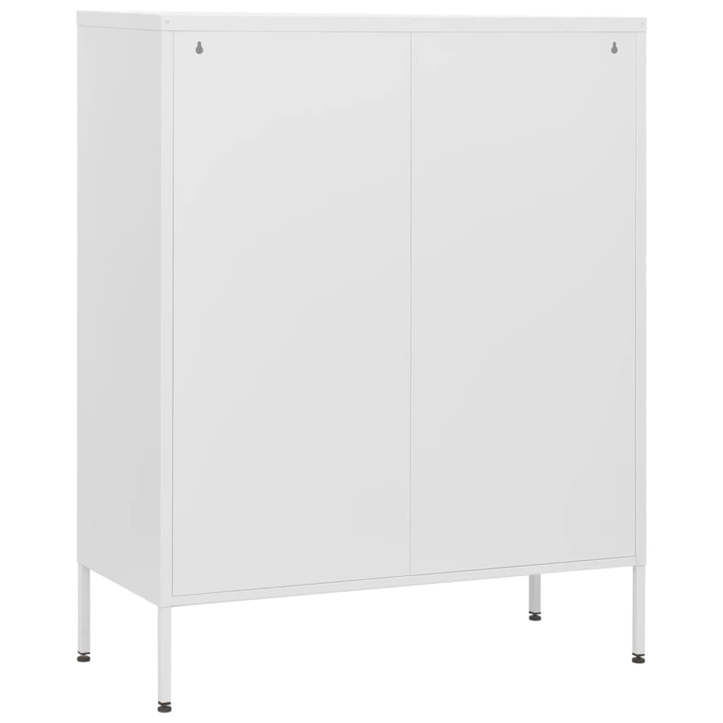 Kommode Olivgrün 80x35x101,5 cm Stahl