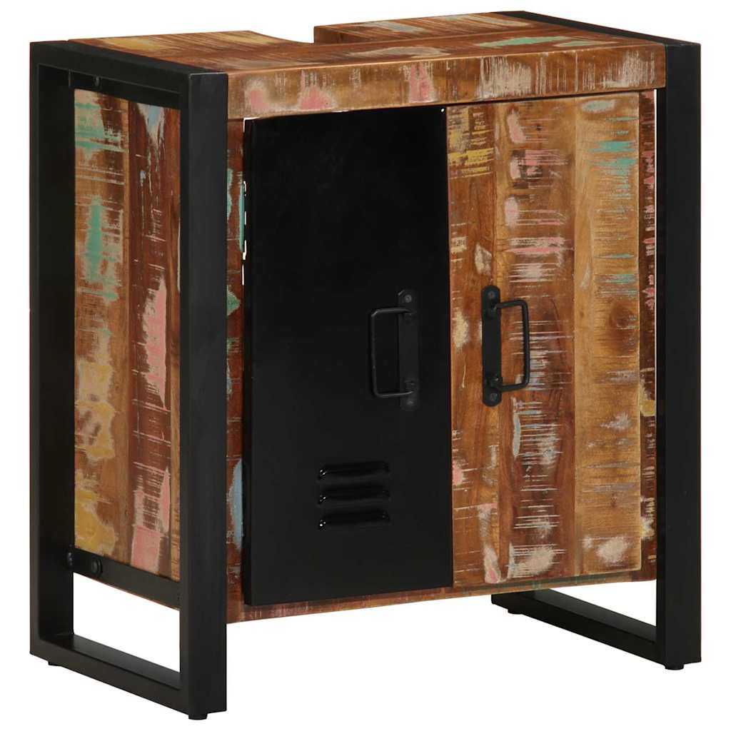Badezimmerschrank Braun 55 x 35 x 60 cm Massivholz Mango