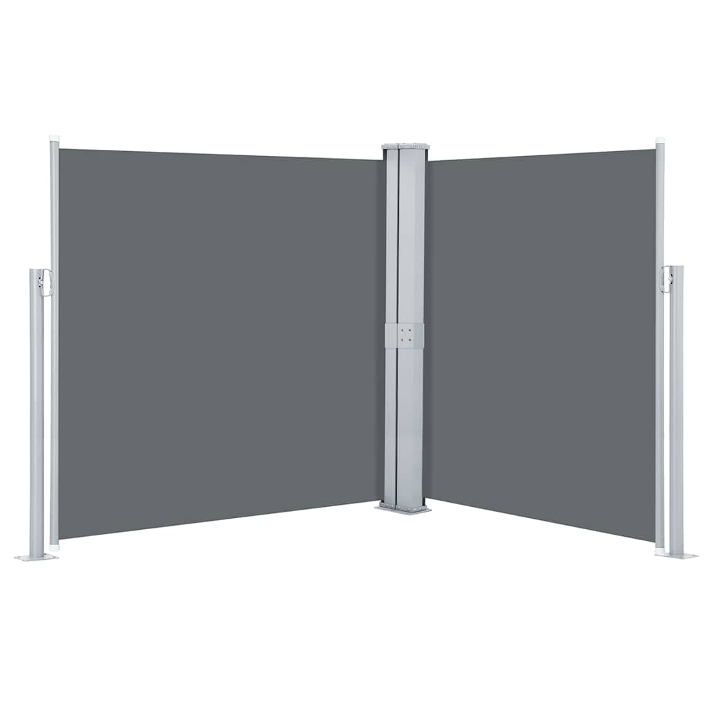 Ausziehbare Seitenmarkise 160×600 cm Braun
