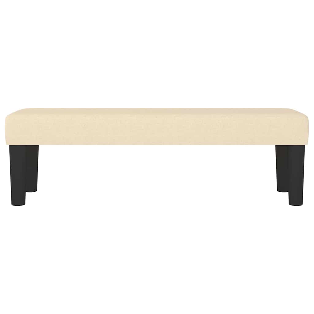 Sitzbank Hellgrau 70x30x30 cm Stoff