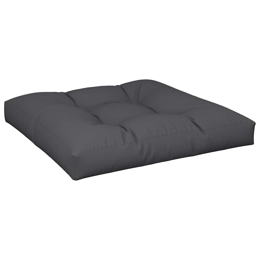 Palettenkissen Anthrazit 50x50x12 cm Stoff