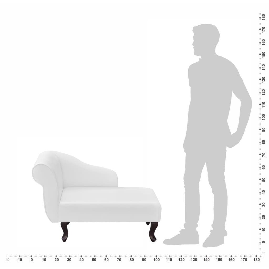 Chaiselongue Braun Kunstleder