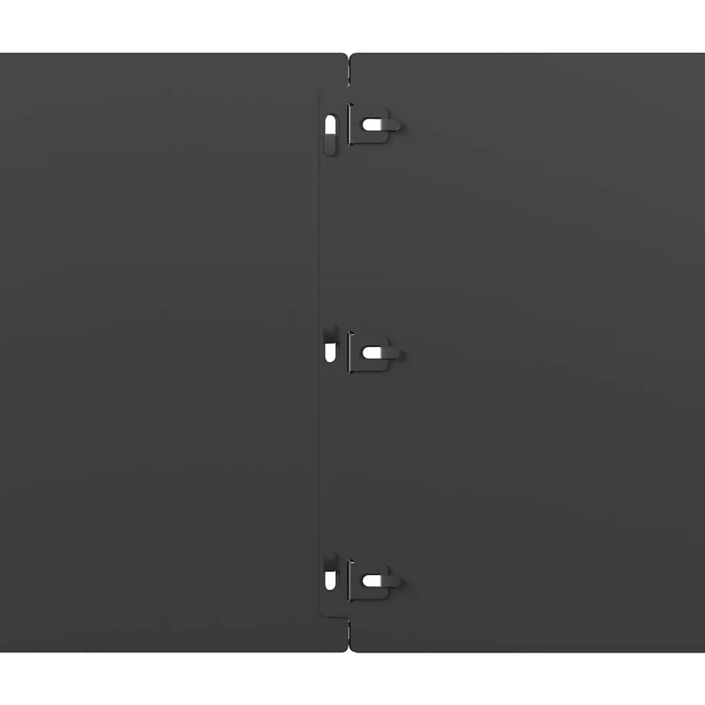 Raseneinfassung 10 pcs 10 x 103 cm Wetterfeststahl Rostig