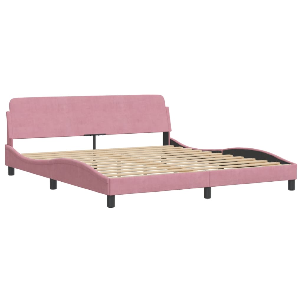 Bett mit Matratze "Dover" Hellgrau 80x200 cm Samt