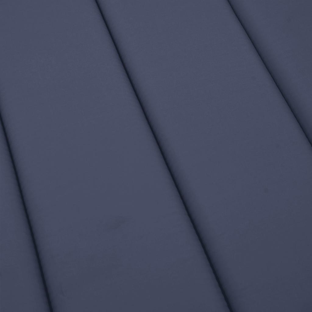 Sonnenliegen-Auflage Grau 180x60x4 cm Oxford-Gewebe