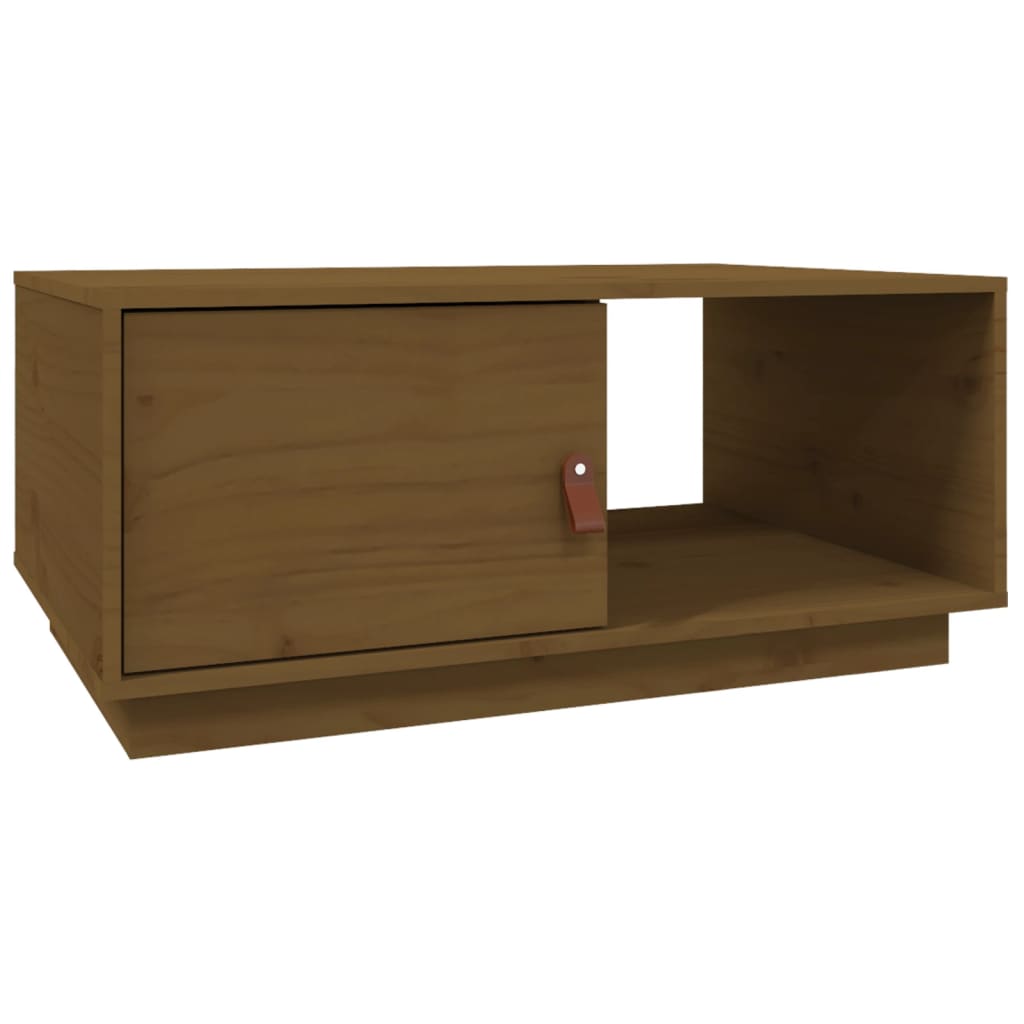 Couchtisch 80x50x35,5 cm Massivholz Kiefer