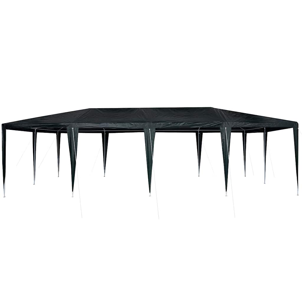 Party-Zelt Weiß 400 x 400 x 266 cm Polyethylen und Stahl