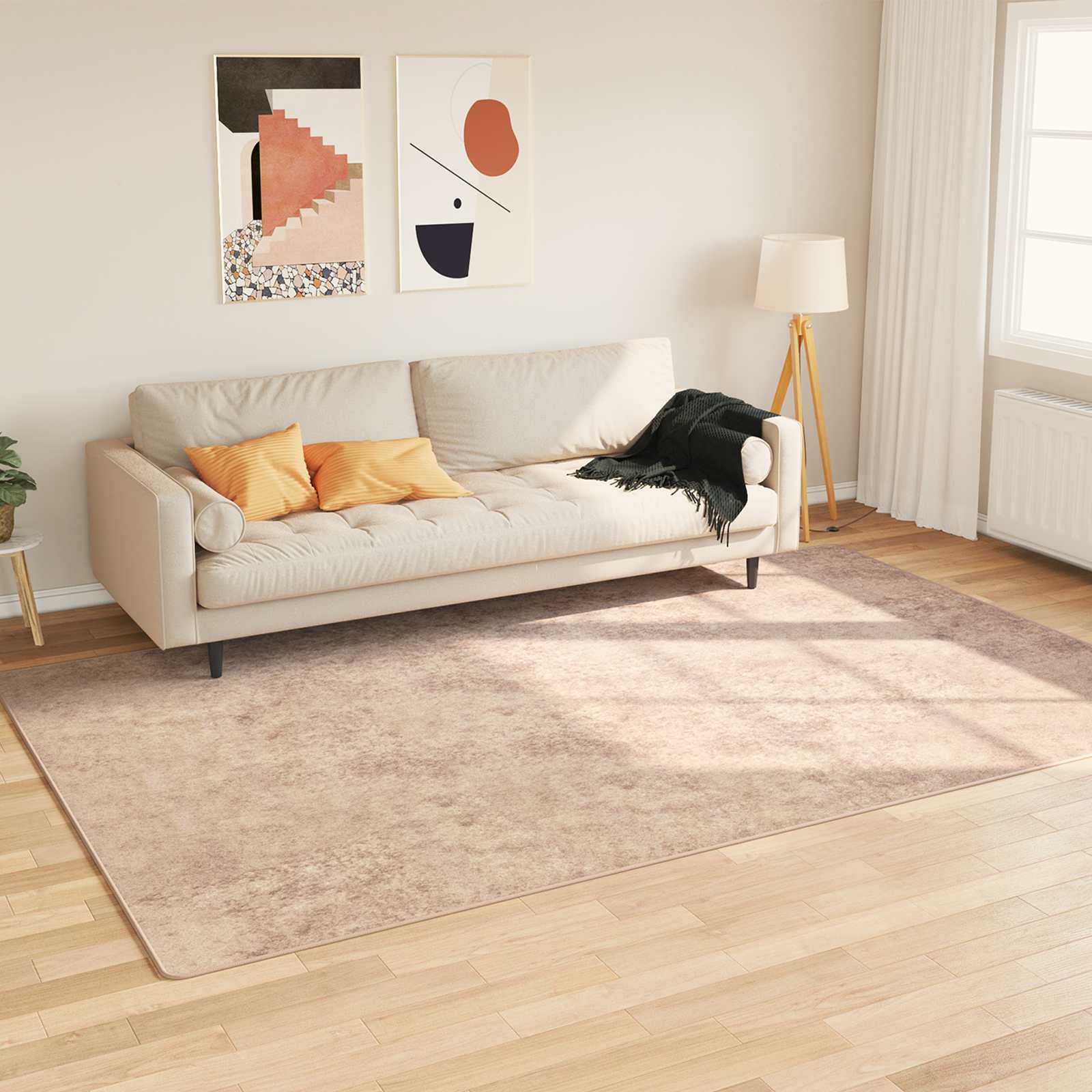 Teppich Waschbar Mehrfarbig 160x230 cm