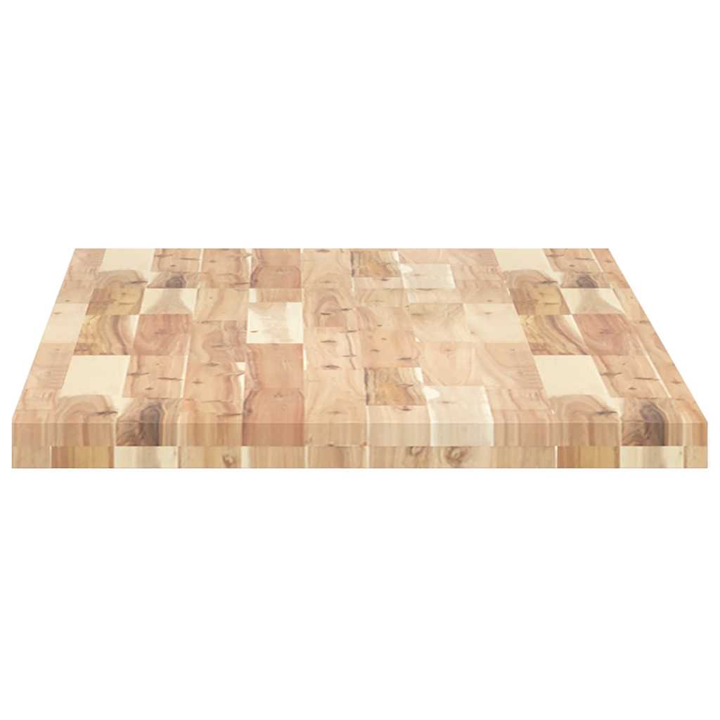 Schreibtischplatte Unbehandelt 60x50x2 cm Massivholz Akazie