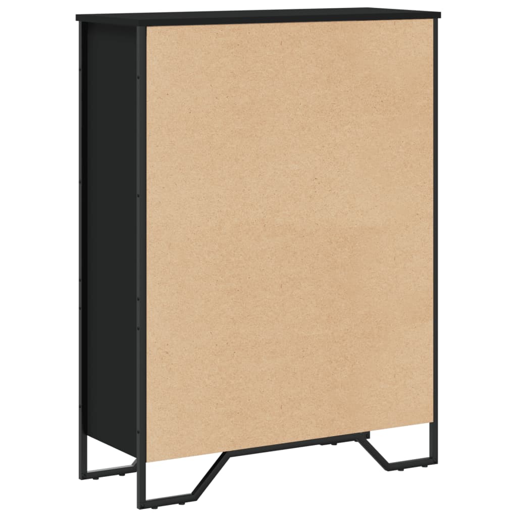 Bücherregal Schwarz 80x31x169 cm Holzwerkstoff