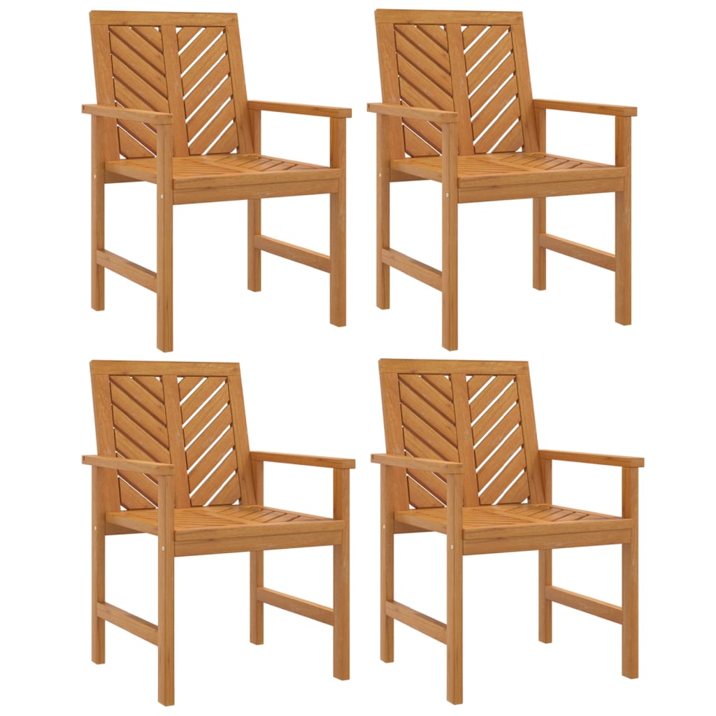 Esszimmerstuhl 6 pcs Natur Massivholz Akazie