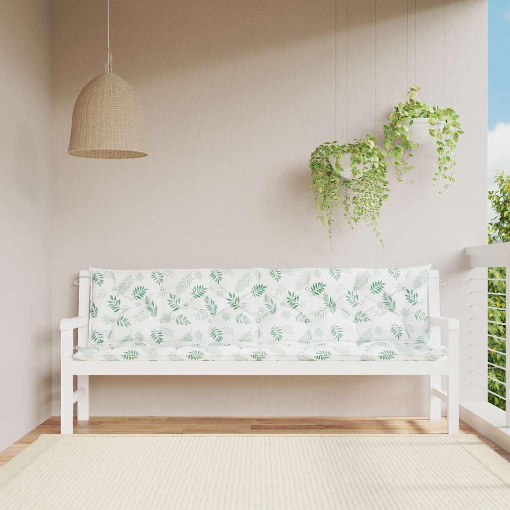 Gartenbank-Auflage Anthrazit 100x(50+50)x7 cm Oxford-Gewebe