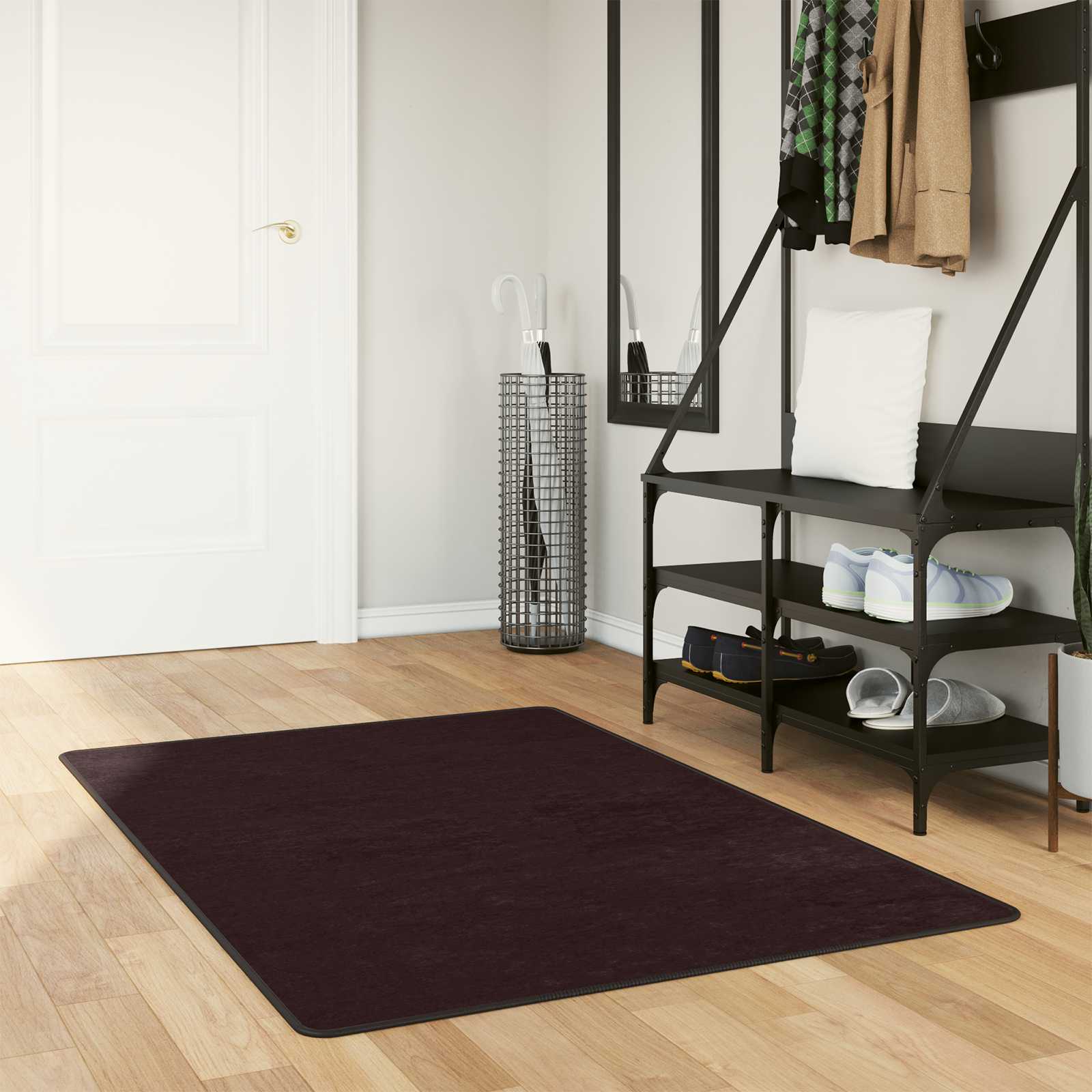 Teppich Waschbar Mehrfarbig 160x230 cm