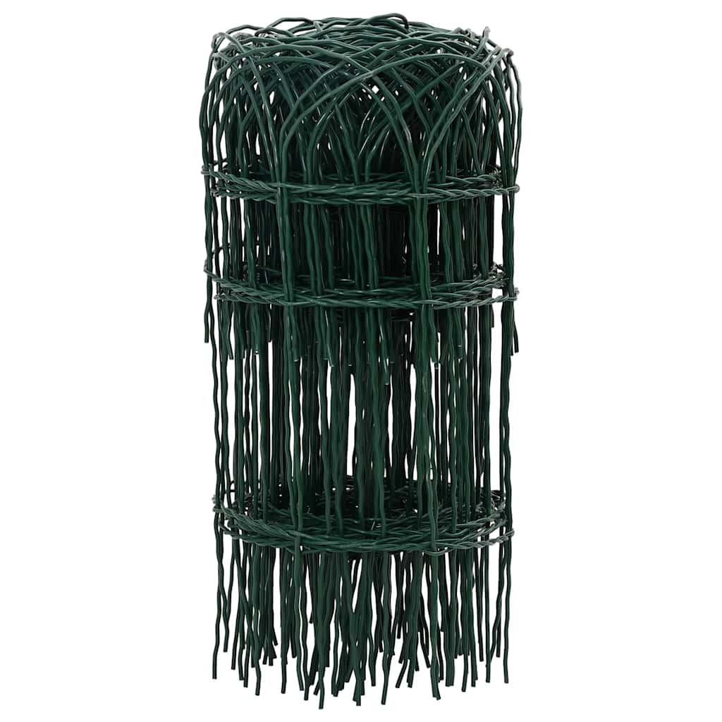 Beetzaun Pulverbeschichtetes Eisen 10x0,4 m