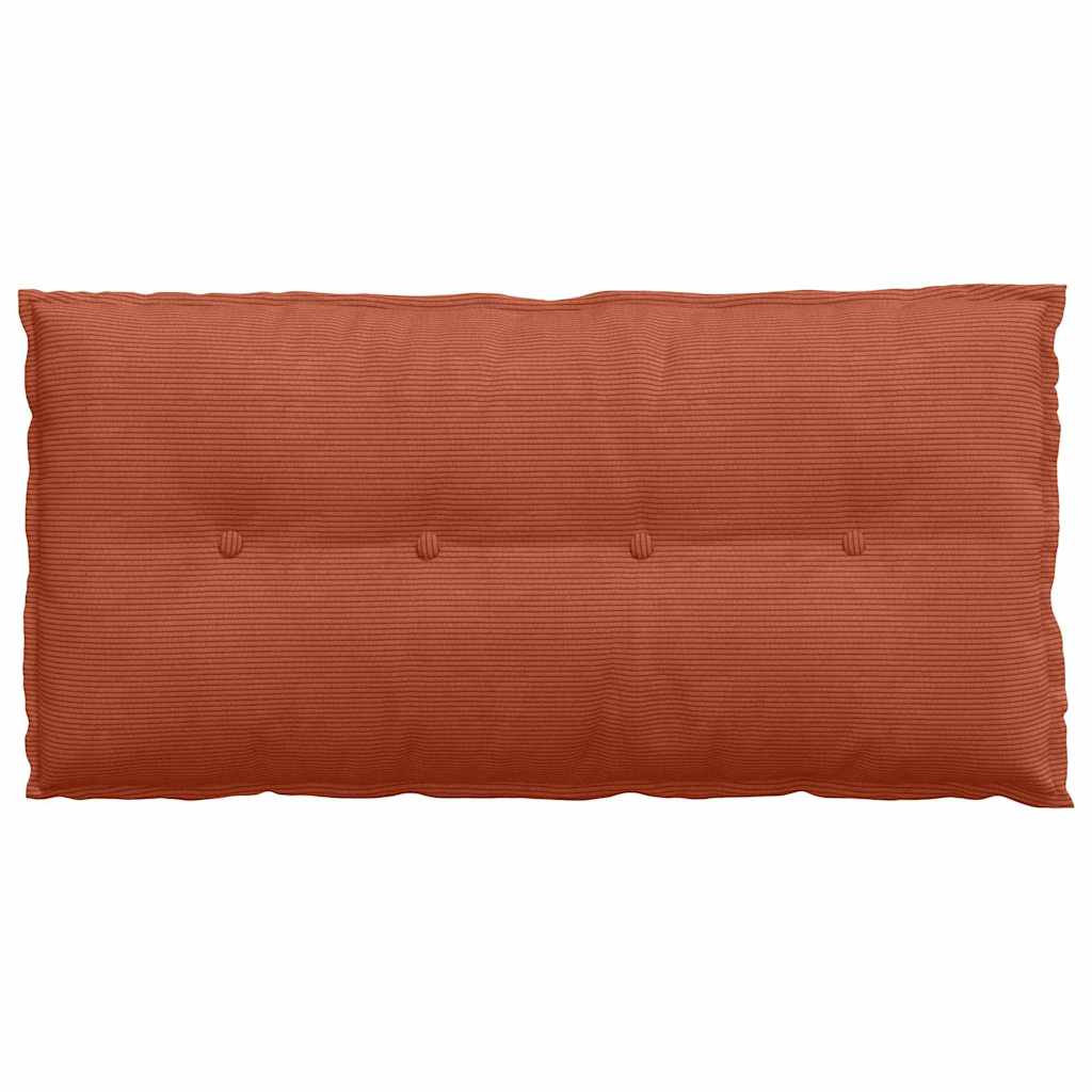 Rückenkissen Hellgrau 50 x 45 cm Cordstoff