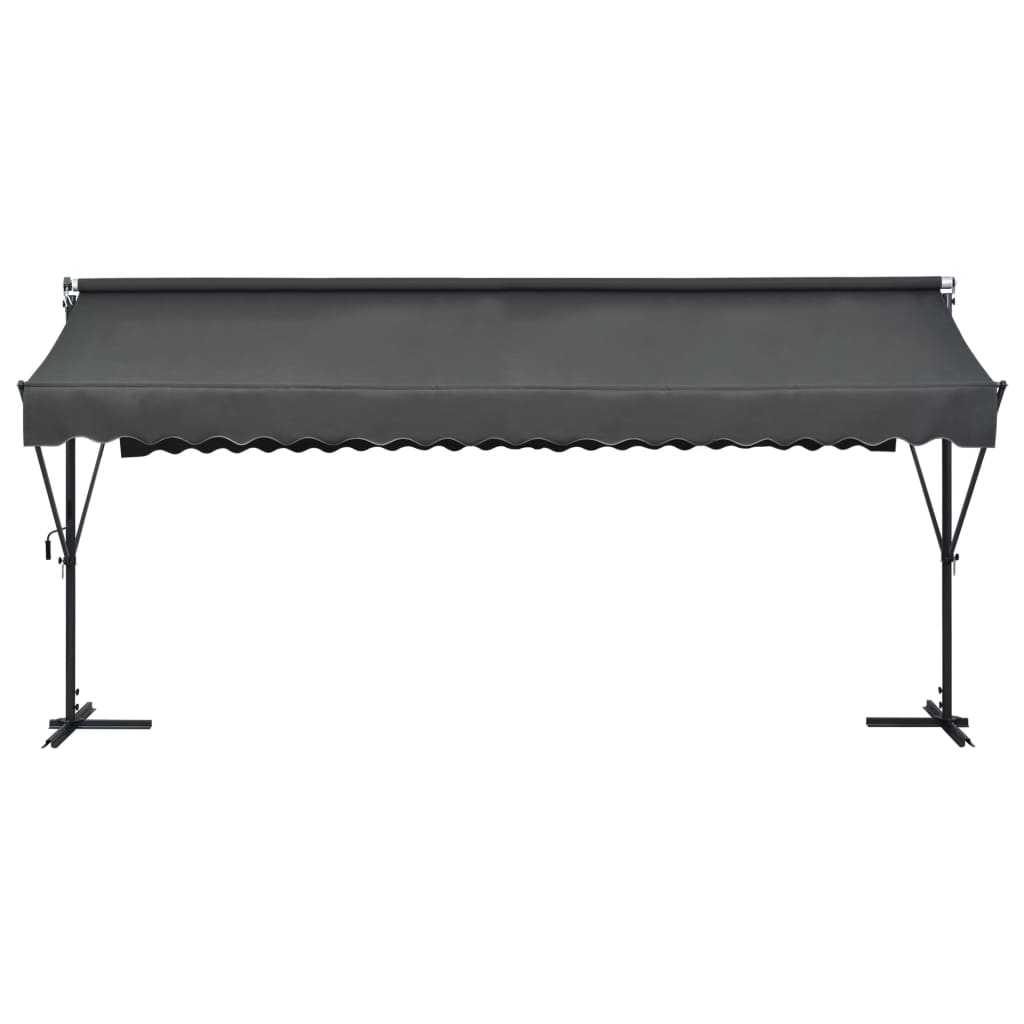 Freistehende Markise 400x300 cm Anthrazit