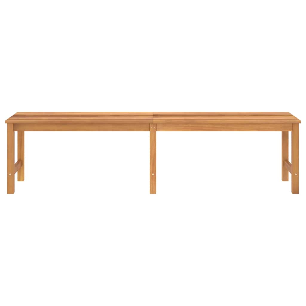 Gartenbank 114 cm Massivholz Teak