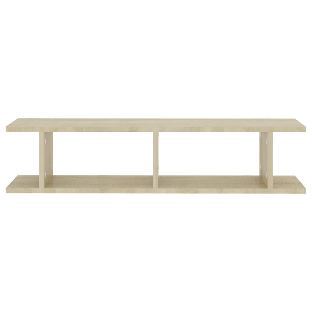 Wandregale 2 Stk. Weiß 75x18x20 cm Holzwerkstoff