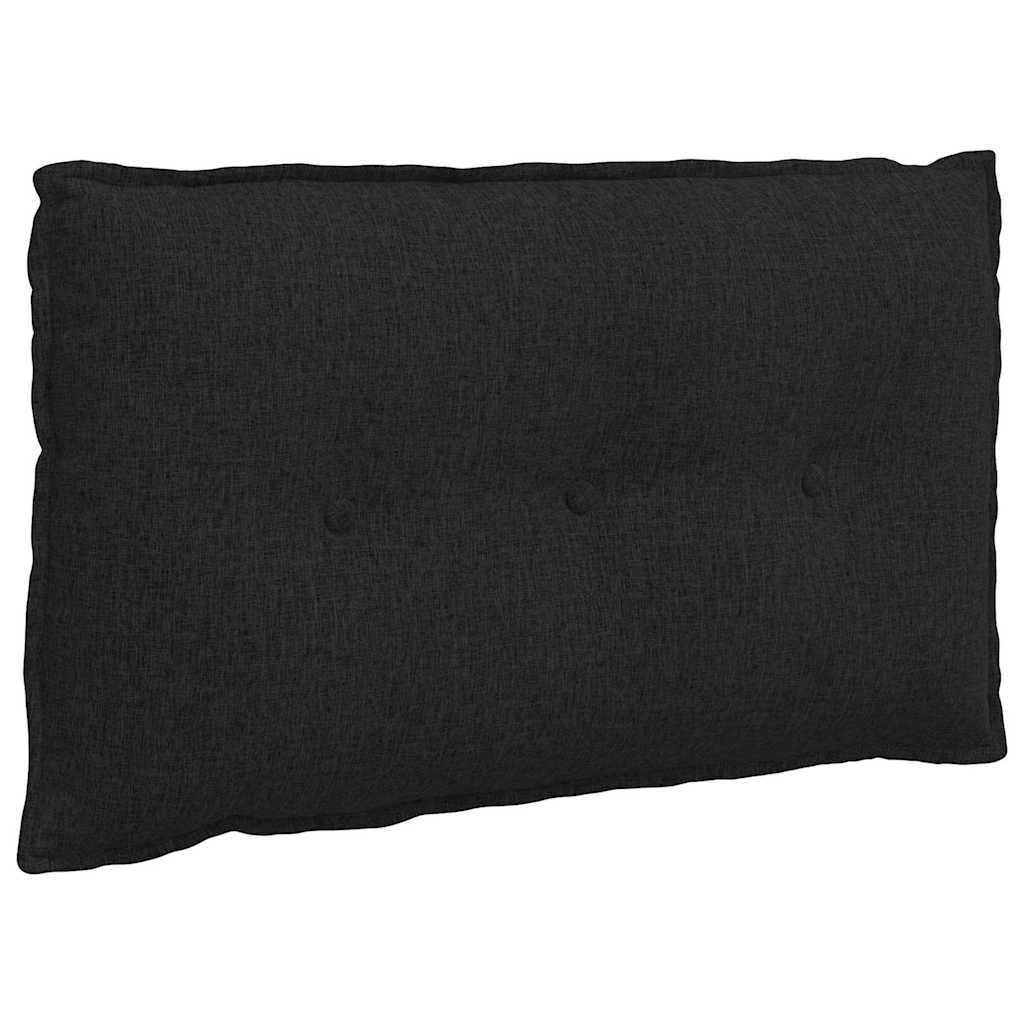Rückenkissen Hellgrau 50 x 19 x 45 cm Stoff