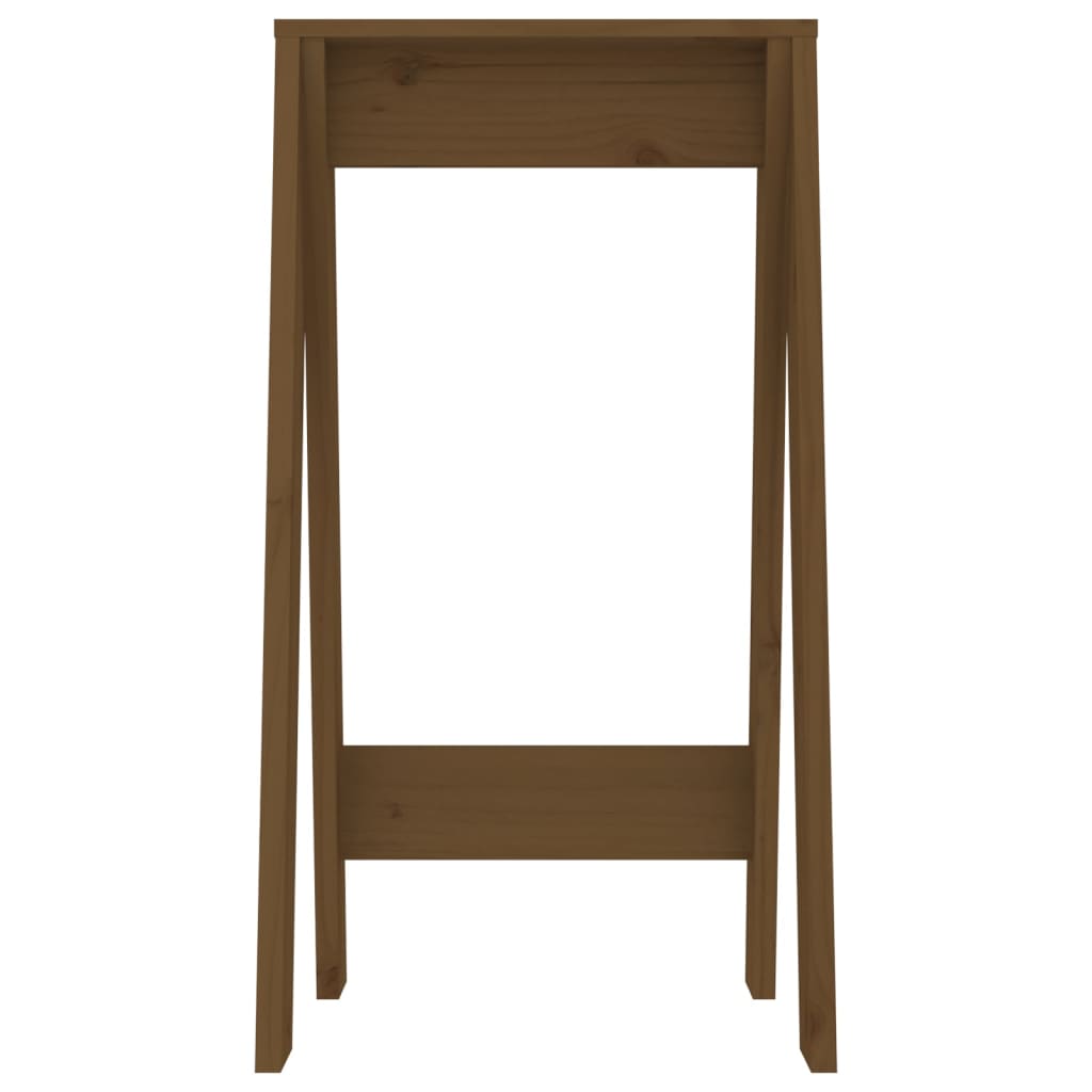 Hocker 2 Stk. 40x40x45 cm Massivholz Kiefer