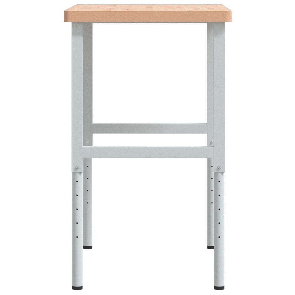 Werkbank 100x60x(71,5-98) cm Massivholz Buche Rechteckig