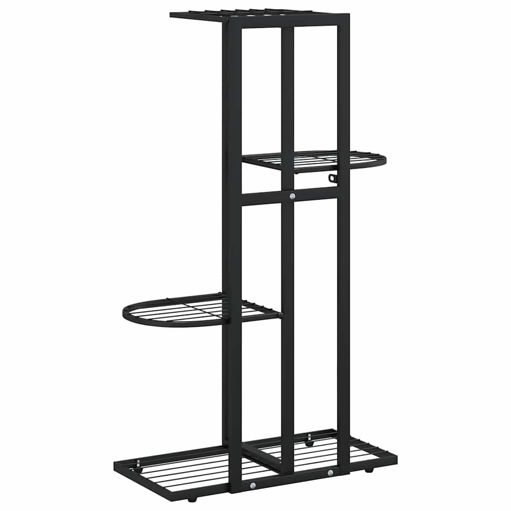 Blumenständer 5-Etagen 43x22x98 cm Weiß Metall