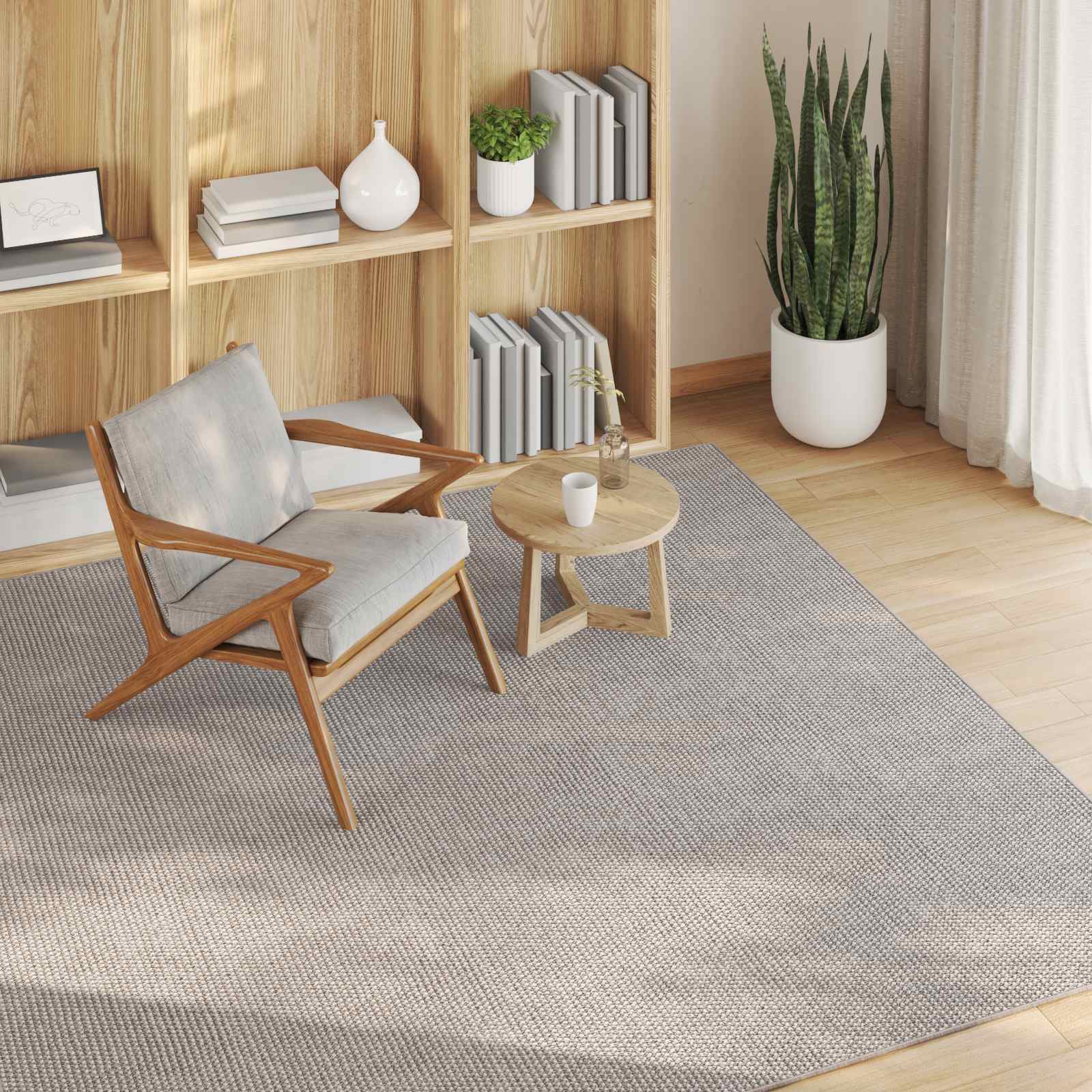 Bereichsteppiche Rechtwinklig LUGO Creme 150 x 80 cm Polyester