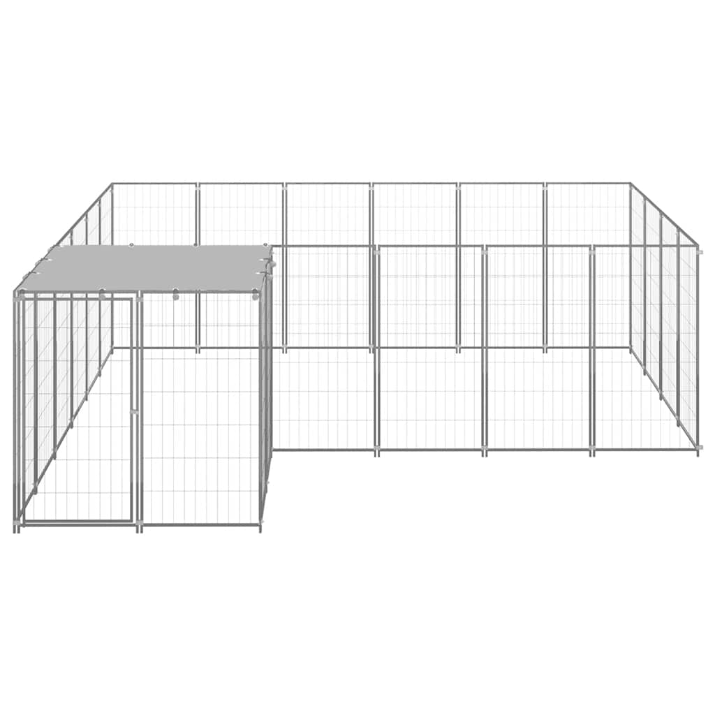 Hundezwinger Schwarz 4,84 m² Stahl