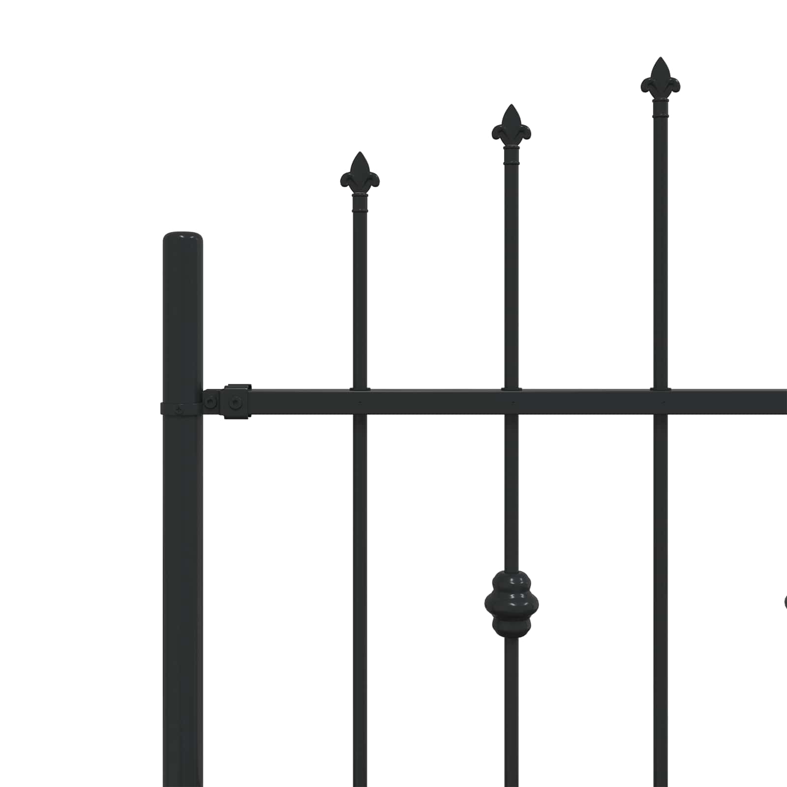 Spießzaun Asten Schwarz