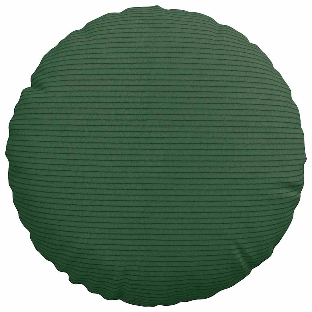Sitzkissen 2 pcs Hellgrau Ø30 x 13 cm Cordstoff