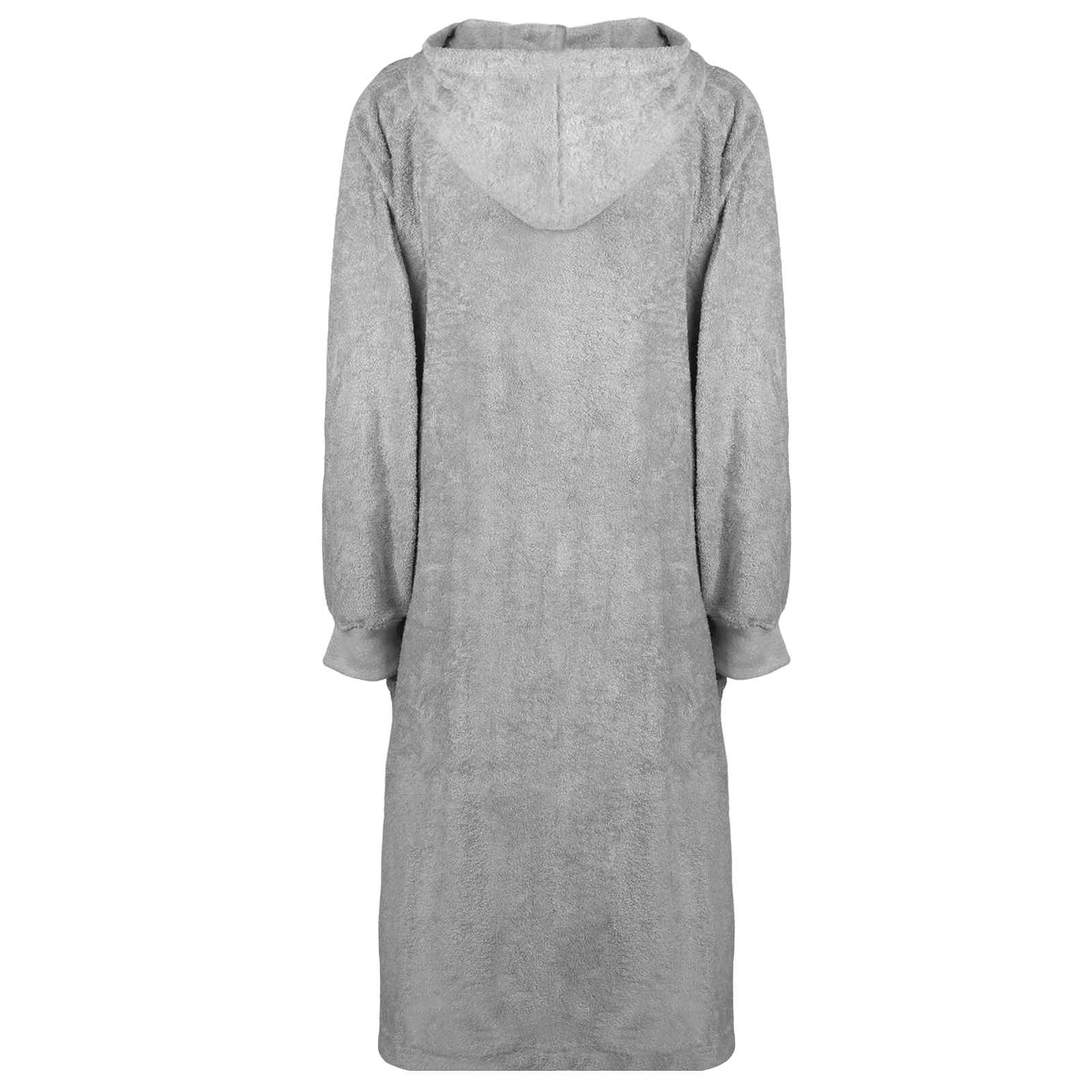 Decken-Hoodie KINN Creme L Baumwolle