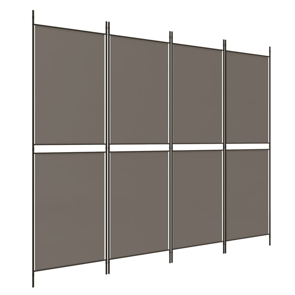 3-teiliger Raumteiler Beige 150 x 180 cm Stoff