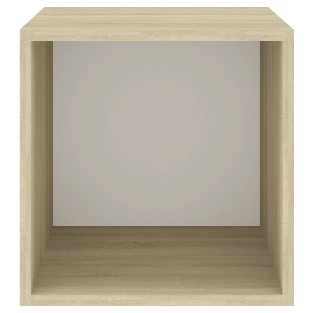 Wandschränke 2 Stk. Weiß 37x37x37 cm Holzwerkstoff