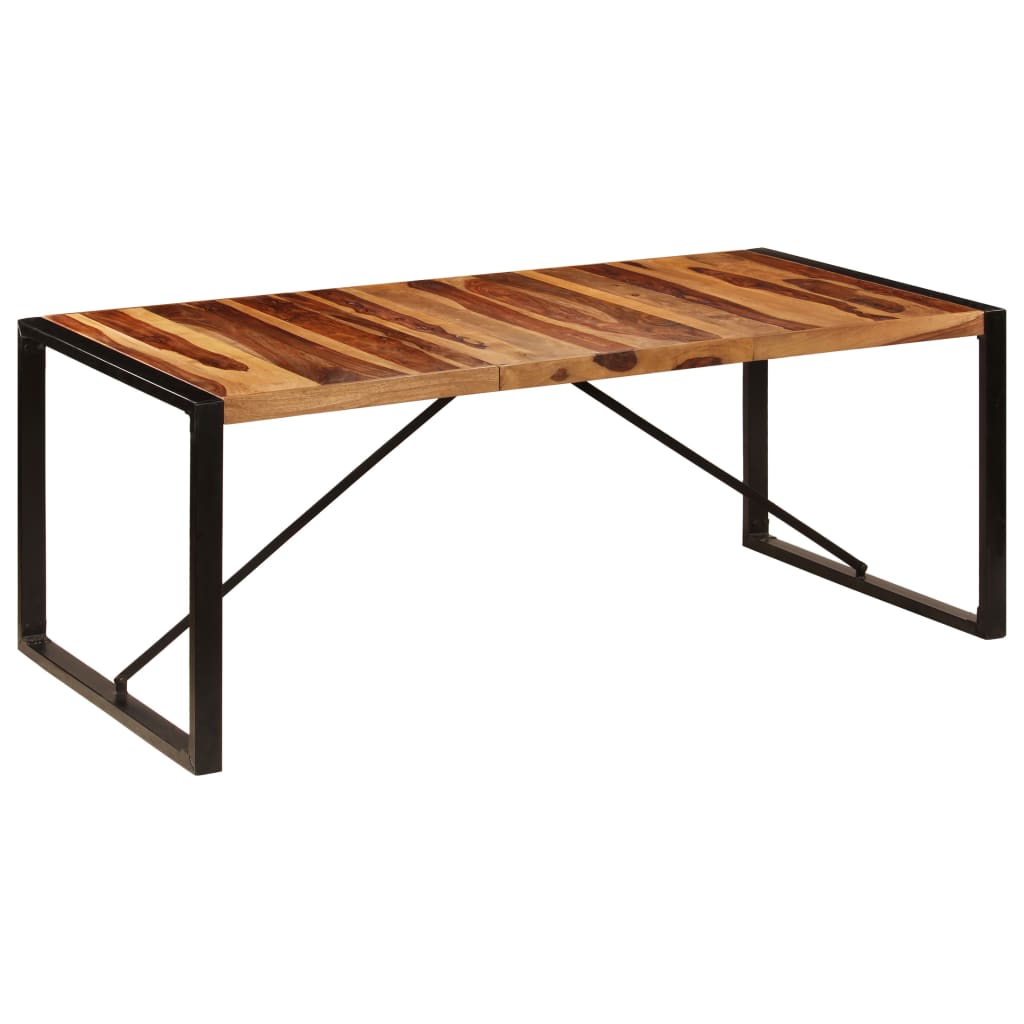 Esstisch 220x100x75 cm Massivholz Akazie