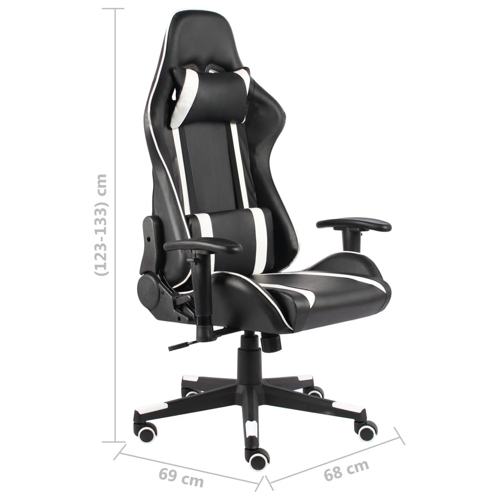 Gaming-Stuhl Drehbar Grün PVC