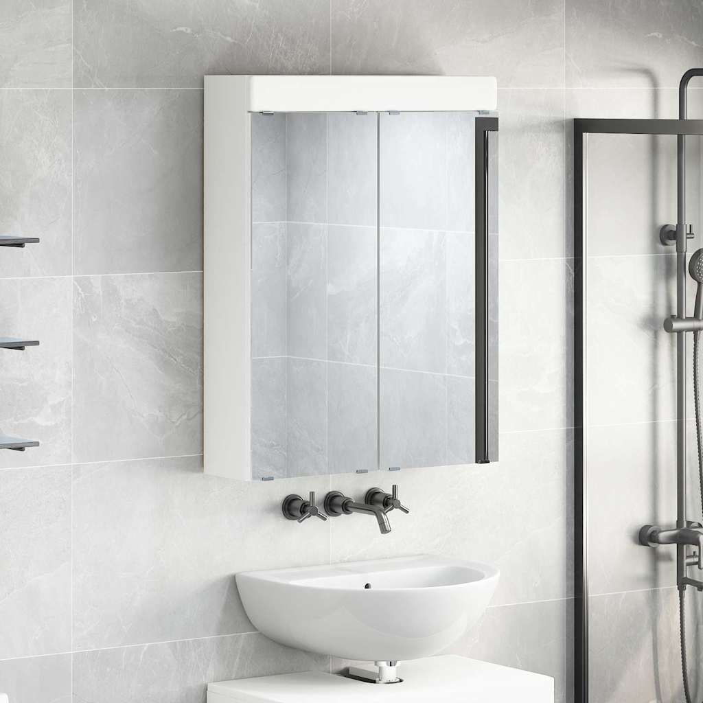 Badezimmermöbel-Set TULUM 2 pcs Weiß 60 x 34 x 63 cm