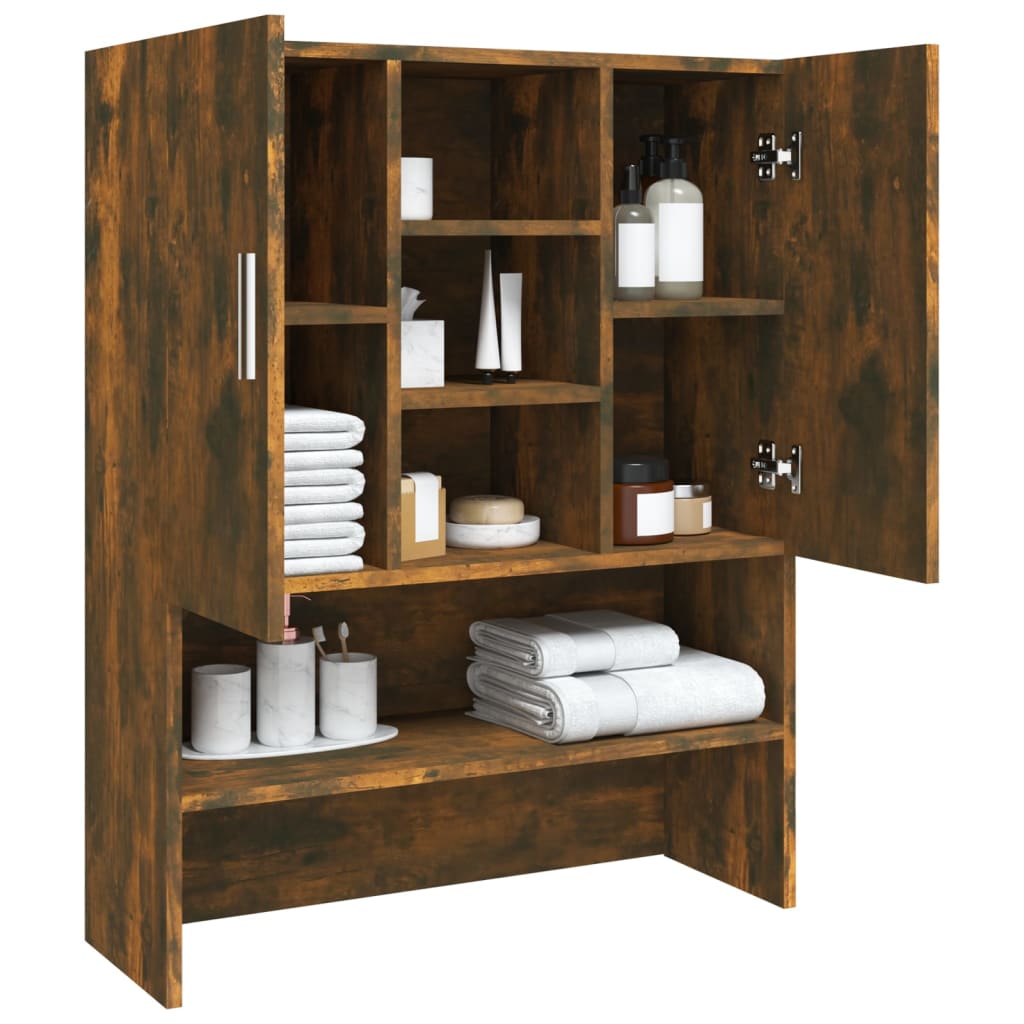 Waschmaschinenschrank Weiß 70,5x25,5x90 cm