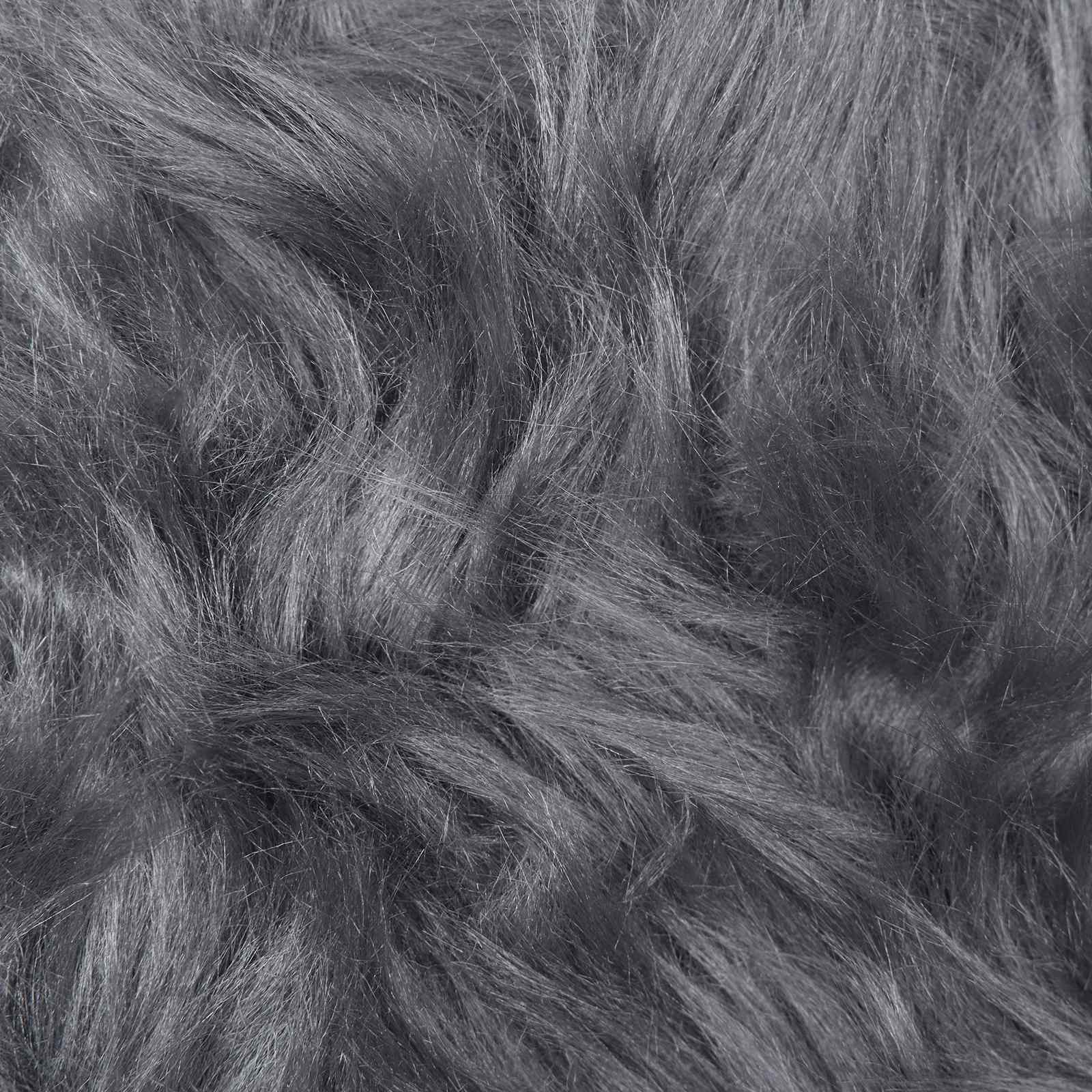 Teppich aus Kunstschaffell TAFALLA Weiß 60 x 110 cm Polyester