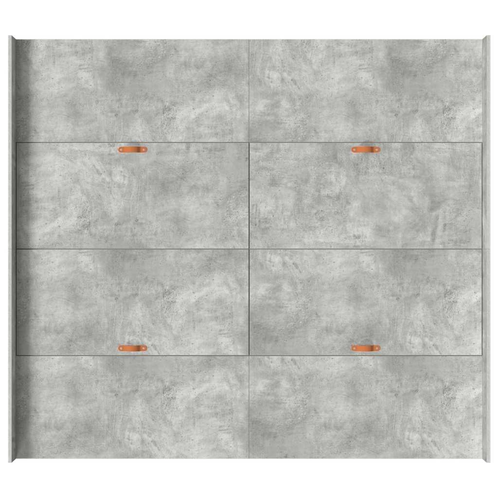 Aufbewahrungsbettgestell Weiß 200 x 200 cm Holzwerkstoff
