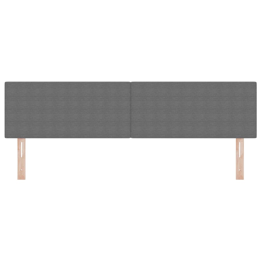 Kopfteil Hellgrau 80 cm Cordstoff