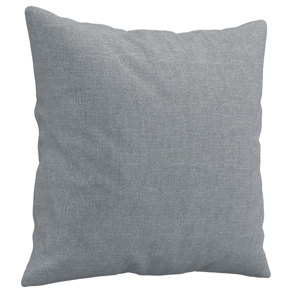 2-Sitzer-Sofa mit Zierkissen Braun 120 cm Stoff