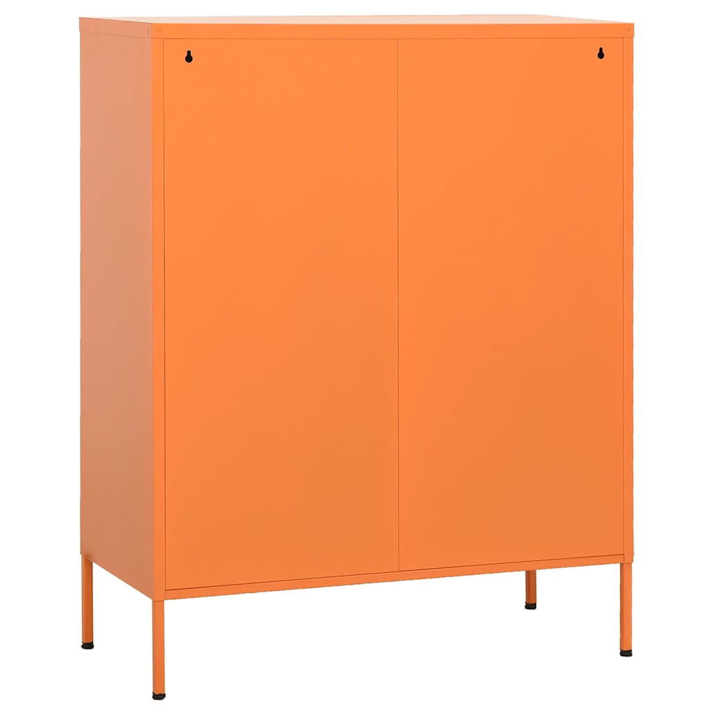 Beistellschrank Olivgrün 80x35x101,5 cm Stahl