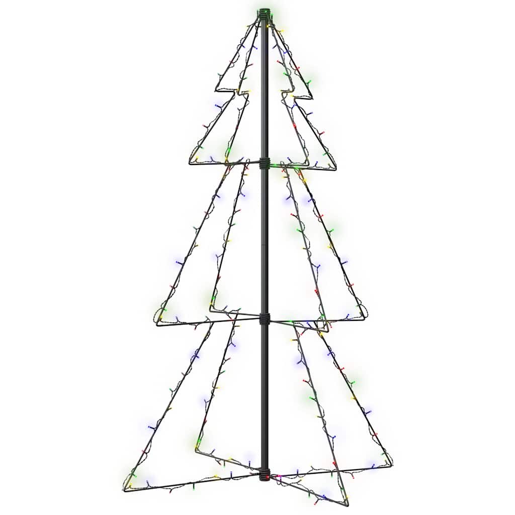Weihnachtsbaum in Kegelform 160 LEDs Indoor & Outdoor 78x120 cm