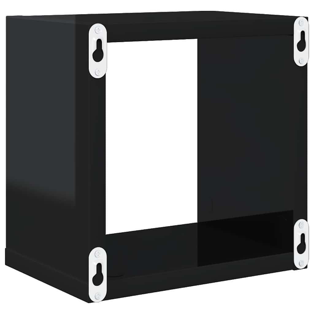 Würfelregale 2 Stk. Weiß 30x15x30 cm