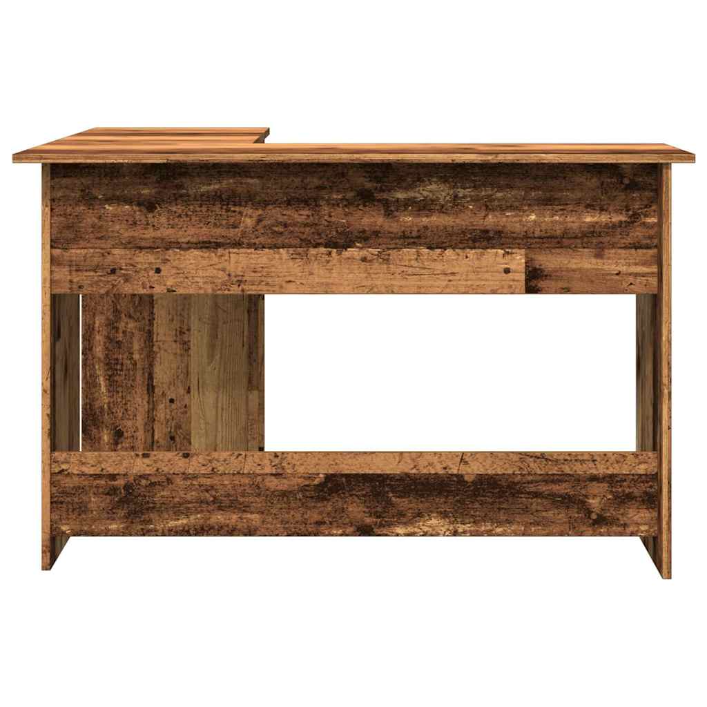 Eckschreibtisch in L-Form Weiß 120x140x75 cm Holzwerkstoff