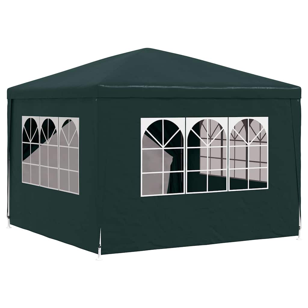 Party-Zelt 400 x 300 x 255 cm Rot PE und Stahl