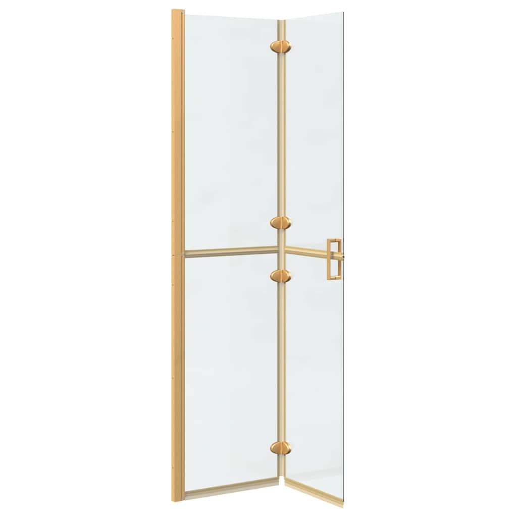 Faltbare begehbare Duschwand Transparentes ESG Glas 70x190 cm