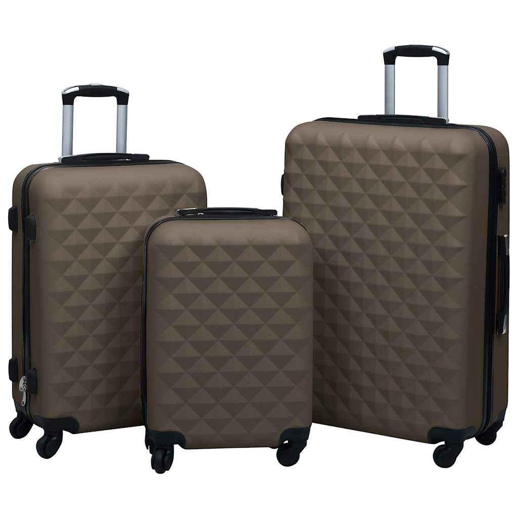 Hartschalen-Trolley-Set 3 Stk. Blau ABS
