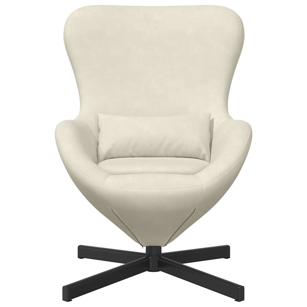 Eiersessel Blau 63 x 73 x 90 cm Samt