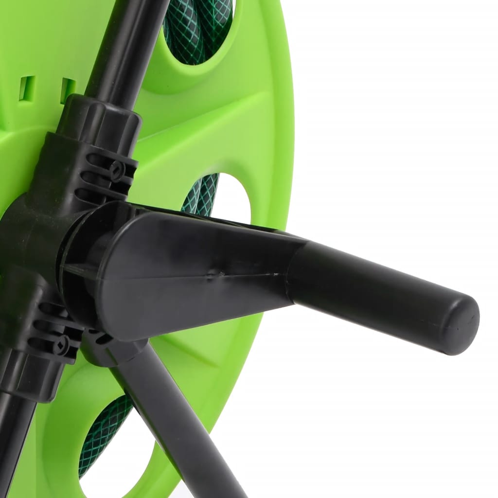 Schlauchtrommel Freistehend Grün mit 20 m Schlauch PVC